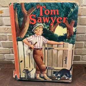 Vintage 1944 Hardcover Tom Sawyer by Mark Twain